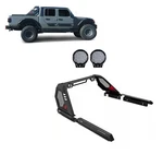 Black Horse VIRB09B-PL69B Vigor Roll Bar W/led's For 20-25 Jeep Gladiator. Fixed Price $1341.62.