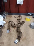 1971-1980 C3 Corvette Top Hold Down Compartment Strap Used Real Nice Brown. Fixed Price $85.00.