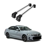 Fix Points Roof Racks Cross Bar For Bmw 3 Series G20 G80 2019-2026 Alu Gray 2PCS. Fixed Price $179.99.