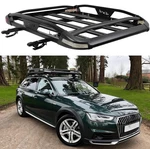 50" Roof Rack Cargo Baskets Crossbars W/led Light For Audi A4 B8 Allroad Quattro. Fixed Price $229.06.