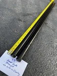 2 Yakima 1" Round Roof Rack Crossbars 48 With End Caps. Fixed Price $49.99.