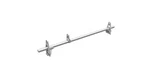 Heavy Duty 1-BAR Utility Rack Adrian Steel #HD1BAR. Fixed Price $230.00.