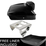 Chopped Trunk Backrest Solo Mount Rack Fit For Harley Touring Road Kinng 2014-26. Fixed Price $239.50.