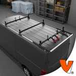 H1 3-BAR Steel Rack System W/ Roller Mercedes Sprinter 2002-2006 Low Roof Black. Fixed Price $844.55.