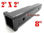 Hitch Extension Receiver Extender Trailer Tube 5/8" Pin Hole 2". Fixed Price $29.99.