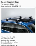 Audi SQ5 Roof Rack Bars Set Base Carrier Original New (2018-2024). Fixed Price $250.00.