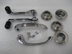 New Set Inside Door Handle & Crank 1948-1950 Dodge Fargo Truck 46-50 Power Wagon. Fixed Price $190.00.