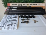 Yakima Buttondown 6 Ski Snowboard Rack Roundbar Mounts Powderhound/with Keys. Fixed Price $85.99.