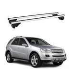 Omac Gray Raised Roof Rails Cross Bars. Fixed Price $129.99.