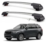 Roof Rack Cross Bars For Volvo XC90 2003-2014 Aluminum Silver Pair 220LB. Fixed Price $199.99.