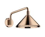 Hansgrohe Head Shower Axor Front With Arm 26021300 Polished Red Gold. Fixed Price $1730.44.