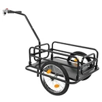 Foldable Steel Frame Bicycle Cargo Trailer Luggage Cart Carrier 180LBS Max Load. Fixed Price $83.98.
