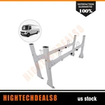 Universal Roof 2-RAILS Van Ladder Rack Adjustable Steel Cross Bar Carrier White. Fixed Price $111.99.