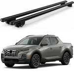 Roof Rack Cross Bars For Hyundai Santa Cruz 2022 2026 Flush Rail Black. Fixed Price $129.99.