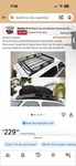 Maxxhaul 70115 46" 36" 4-1/2" Rack Rooftop Cargo Carrier Steel Basket. Fixed Price $160.00.