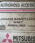 Mitsubishi Luggage Basket Oem. Fixed Price $299.00.
