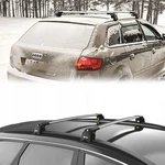 Audi A3 Sportback 8P 2004-2012 Top Roof Rack Cross Bars Silver Flush Rails Pair. Fixed Price $205.00.