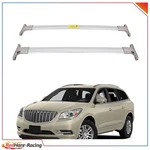 Cross Bar Roof Rack Set Luggage Cargo Carrier Silver For 2009-2016 Buick Enclave. Fixed Price $111.67.