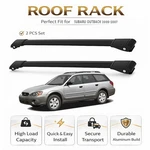 Roof Rack Cross Bars To Subaru Outback 2005-2007 Black Set Pcs. Fixed Price $129.00.