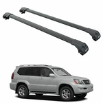 For Lexus Gx 470 2003-2009 Roof Rack Cross Bars Raised Rail Alu Black. Fixed Price $178.00.