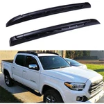 Fit For 2005-2019 Toyota Tacoma Double Cab Roof Rail Rack Black 2PCS Top. Fixed Price $129.36.