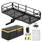 Kairay 500 Lbs Heavy Duty Hitch Mount Cargo Carrier 60"X24"X14.4" Folding Rea.... Fixed Price $395.47.