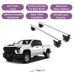 Erkul Roof Rack Crossbars For Chevroletado 3500 Hd 2020-2026 Naked Aluminum. Fixed Price $274.41.