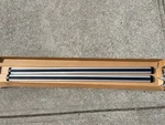 Thule RB47 47" Rapid Aero Aluminum Roof Rack Pair W/ Rubber STRIPS/4 End Caps. Fixed Price $90.00.