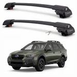 For Subaru Outback Wilderness 2021-2023 Roof Rack Cross Bars Black Aluminum Lock. Fixed Price $199.99.
