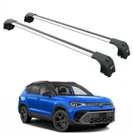 For Volkswagen Taos Roof Rack Cross Bar Flush Rail, Silver. Fixed Price $188.00.