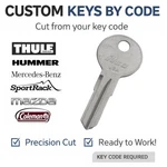 E087 Roof Replacement Key For Thule Hummer Mercedes-benz Sportrack Mazda. Fixed Price $7.99.