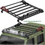For 2007-2026 Jeep Wrangler Jk Jl Steel Roof Rack Cargo Basket With Led Lights. Fixed Price $265.00.
