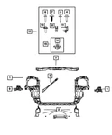 Genuine Mopar Fender Front Carrier Mounting Bracket Right 68023335AB. Fixed Price $58.84.