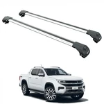 For Volkswagen Amarok Aventura 2020-2026 Roof Rack Cross Bar Raised Rail, Silver. Fixed Price $208.00.