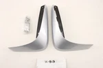 New Oem Genuine Rear Mud Guard Set 2014-2021 Mitsubishi Mirage Silver A66. Fixed Price $35.00.