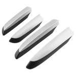 4X Roof Rack Rail End Cover Cap For Toyota RAV4 2013-2018 Abs Black Silver. Fixed Price $38.24.