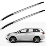 X Top Roof Side Rail For 2013-2019 Mitsubishi Outlander Silver Set. Fixed Price $117.89.