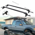 For Toyota Tacoma 43.3'' Top Roof Racks Cross Bars Cargo Carrier Luggage W/ Lock. Fixed Price $76.96.