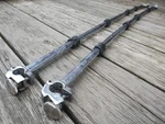 Mercedes W123 Station Wagon Roof Rack Cross Bars Pair 1978-85 280TE 300TD Oem. Fixed Price $225.00.