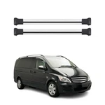 For Mercedes-benz Metris 16-23 Omac Gray Raised Roof Rails Cross Bars. Fixed Price $199.90.