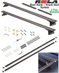 1999-2015 Gmc Sierra 1500 2500 3500 Rola Roof Cross Bars +track Rails Systm. Fixed Price $548.99.
