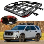 For Honda Pilot 50"X38" Roof Rack Cargo Basket Luggage Carrier Crossbar W/ Light. Fixed Price $229.07.