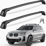 Lockable Roof Rack Cross Bars For BMWX3G01 2018-2026,330LB Anti-theft Luggage. Fixed Price $87.00.