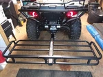 Steel Excess Cargo Carrier Hitch Mount Atv Suv. Fixed Price $74.99.
