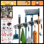Heavy Duty Wall Mount Mop & Broom Holder Stainless Steel 5-RACK Organizer With. Fixed Price $59.99.