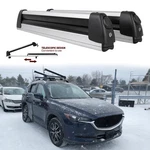 For Mazda CX-3 CX5 CX7 CX-9 Ski Snowboard Roof Rack Carrier Cross Bar Aluminum. Fixed Price $115.15.