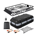 Heavy Duty Universal Rooftop Cargo Carrier Rack, 64"X36"X5" Ba.... Fixed Price $264.91.