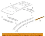 Gm Oem 18-23 Enclave Components-roof Rail 84345735. Fixed Price $57.79.
