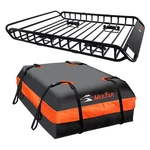 Meefar Rack Carrier Basket 51"*36"*5"+WATERPROOF Bag 15 Cubic Fe.... Fixed Price $430.98.