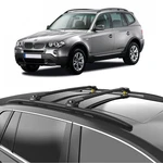 For Bmw X3 E83 2003-2010 Roof Rack Cross Bars Black Raised Rails Turtle Air. Fixed Price $205.00.